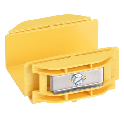 Union Recta "Cople", Para Canaleta FiberRunner™ 2X2, Color Amarillo - Imagen 3