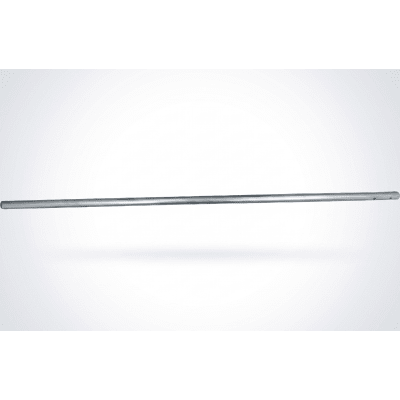 Poste de Esquina / Tubo de Acero Galvanizado / Diámetro 1" / Longitud 120 cm / Espacio para 5 Aisladores Esquina / Sin pintar / Peso 0.8 KG