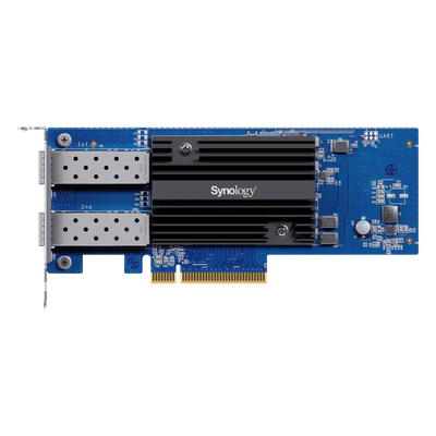 Adaptador de Red SFP+ de 10 GbE de Doble Puerto | Compatible con Synology | PCIe 3.0 x8 | Link Aggregation | Jumbo Frame 9 KB | Garantía de 5 Años.