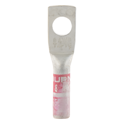 Zapata Terminal de Compresión BURNDY para Tornillo de 1/4" y Calibre 8 AWG / Barril Largo. - Imagen 4