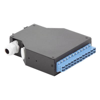 Distribuidor de Fibra Óptica Para Riel Din, 12 Acopladores LC/UPC Duplex Monomodo con Charola de Empalme - Imagen 5