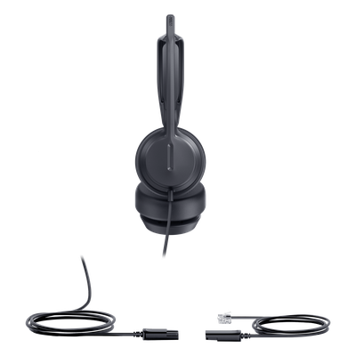 Diadema Analógica Alámbrica YHS36 E2 Dual de Yealink Over-the-Head con Micrófono Antiruido Conexión QD a RJ9 y Protección Auditiva ActiveProtection - Imagen 3