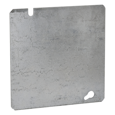 Tapa Cuadrada Ciega de  Acero Galvanizado de 4 11/16".