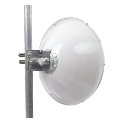 Antena Direccional de Alto Rendimiento/ Parábola profunda para mayor aislamiento al ruido / 29 ± 1 dBi / 4.9 - 6.4 GHz / Conectores N-Hembra / Fácil Montaje y Soporte de acero inoxidable / Radomo Incluido - Imagen 9