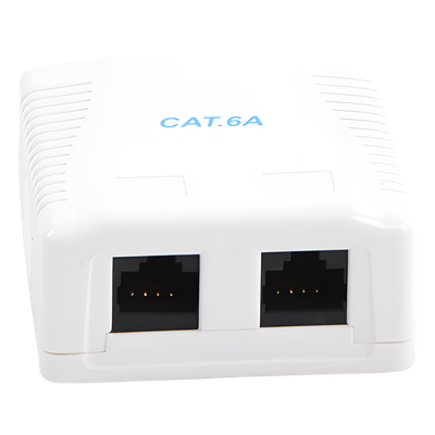 Caja de Pared con 2 Puertos, Incluye 2 Jacks UTP Cat6A - Imagen 5