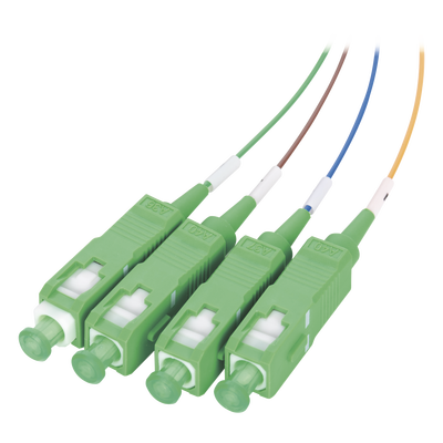Splitter (Divisor Óptico) tipo PLC, de 1x4, conectores SC/APC de salida - Imagen 3