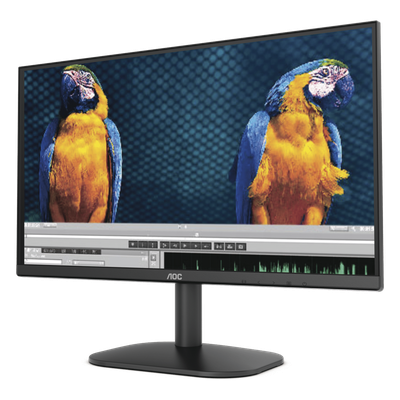Monitor LED de 21.5” VESA, Resolución 1920 x 1080 Pixeles, Entradas de Video VGA/HDMI. Panel VA Backlight LED. Aspecto Ultradelgado