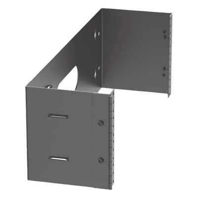 Rack Abierto de Instalación en Pared con Bisagras, Profundidad de 159 mm, 19 in de Ancho, 4 UR, Color Negro - Imagen 5