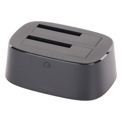 Base USB 3.0 para Disco Duro de Doble Bahía | Soporta Discos SATA de 2.5' & 3.5´ | Soporta discos de 12TB | Compatible con UASP, SATA 3.0 | Con adaptador de corriente 12V3A | Cable USB 1M | Alta Velocidad | Modo Clonación. - Imagen 6