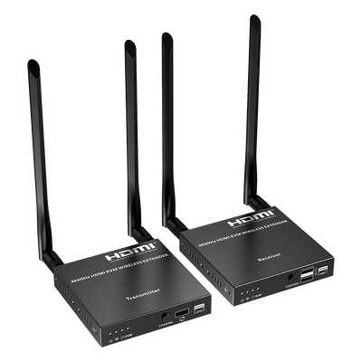 Extensor Inalámbrico HDMI| Con KVM | 4K@60Hz 4096x2160 | Tecnología ipcolor | Banda 5G 5.18-5.24 GHz | Distancia 50 m | Conexión de Hasta 1 a 4 - Imagen 3