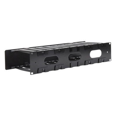 Organizador de Cable Horizontal RouteIT, Sencillo, Para Rack de 19in, 6in de profundidad, 2UR - Imagen 6