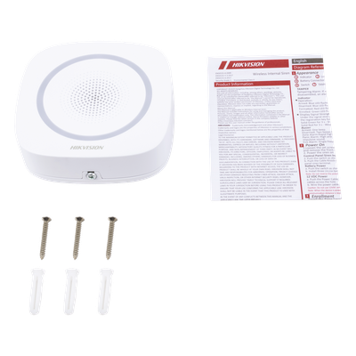 (AX HUB) Sirena Inalámbrica Interior para panel de alarma HIKVISION / 110 dB - Imagen 3