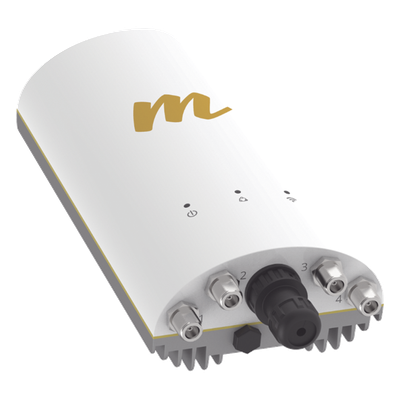 Punto de Acceso de 1.5 Gbps / MU-MIMO 4x4 / 4.9-6.4 GHz / 4 Conectores N-hembra / Hasta 100 clientes concurrentes / Incluye POE y cable de alimentación / Soporta monitoreo en la nube  