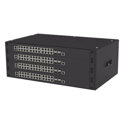 Gabinete para Montaje en Pared liviano, 4 Unidades de rack, Profundidad máxima de trabajo 250 mm, Se envía el Gabinete Armado. - Imagen 4