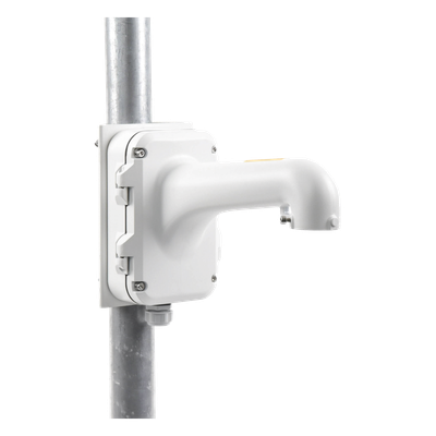 Montaje de Poste para Domos Hikvision / Color Blanco / Uso en Exterior - Imagen 4