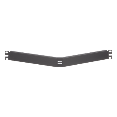 Tapa Ciega Para Rack Estándar de 19in, Angulado, de Acero, 1UR, Color Negro - Imagen 3