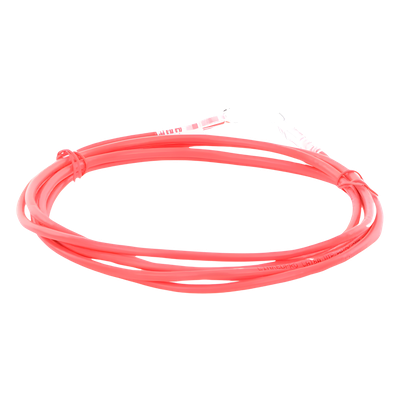Cable de Parcheo Slim UTP Cat6A - 2 Metros (6.56 Pies) Rojo, Diámetro Reducido (28 AWG) - Imagen 3