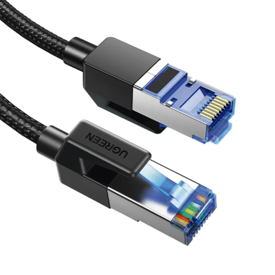 Cable Ethernet Cat8 Class F/FTP Redondo con Malla de Nylon 5 Metros (16.40 Pies) - Imagen 4