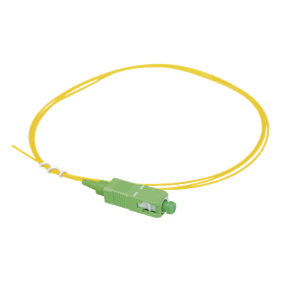 Pigtail de Fibra Óptica Monomodo SC/APC, Simplex de 1 Metro (3.28 Pies)