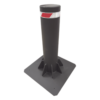 Bolardo Fijo de Alta Seguridad de 220 mm de Diámetro / Fabricado en Acero al Carbón 