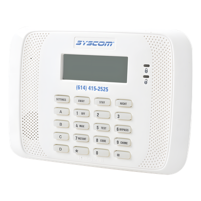 Teclado alfanumérico direccionable con receptor inalámbrico integrado, compatible con transmisores de la serie 5800 - Imagen 6