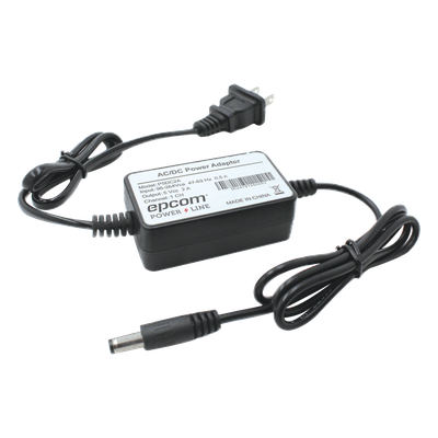 Fuente de poder de 5 Vcc regulado @ 2A; UL; Voltaje de entrada de 100-240 Vca / Con Terminales de Extensión