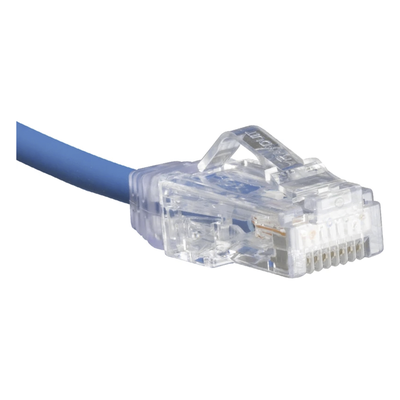 Cable de Parcheo TX6, UTP Cat6, Diámetro Reducido (28AWG), Color Azul, 20 cm (7.87 pulgadas) - Imagen 5