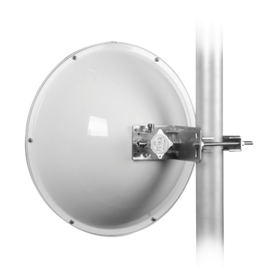 Antena direccional de Alto Rendimiento/ Parábola profunda para mayor aislamiento al ruido / 24.5 dBi / (4.9 - 6.4 GHz) / Conectores N-Hembra / Fácil Montaje y Soporte de acero inoxidable / Radomo Incluido - Imagen 3