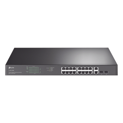 Switch no administrable de 16 puertos 10/100/1000Mbps y PoE af/at, 2 puertos SFP hasta 250W. - Imagen 3