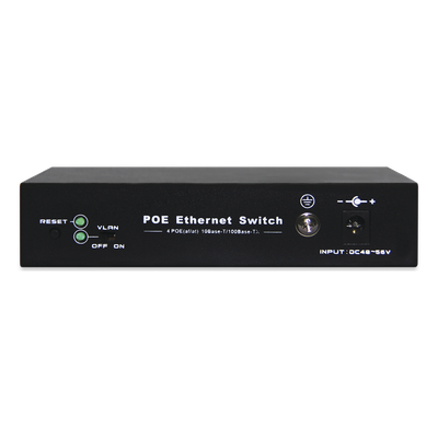 Switch PoE / 100 Metros PoE / 4 puertos 802.3af /at ( 60 W ) 10/100 Mbps + 1 puerto uplink - Imagen 3
