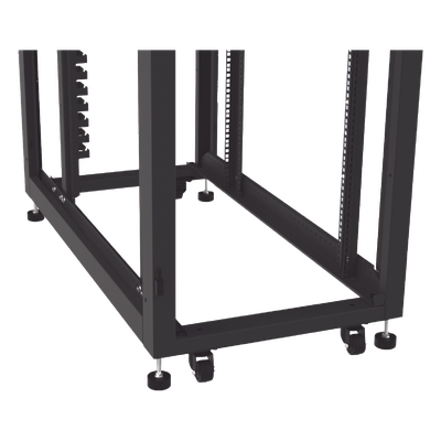 Gabinete Profesional para Telecomunicaciones de 45UR, 1200 mm Profundidad, Incluye 2 Organizadores Verticales de 45 Unidades de Rack, Se envía el Gabinete Armado. - Imagen 4