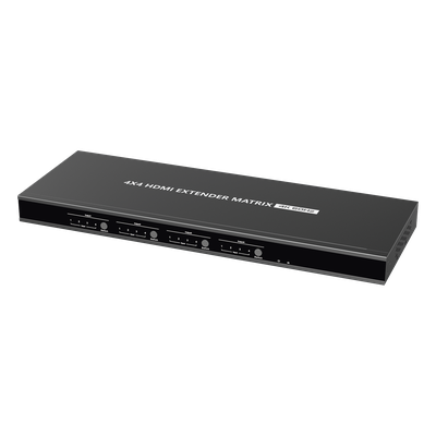 MATRICIAL Y EXTENSOR DE VIDEO HDMI 4 x 4 / 4 Entradas HDMI / 4 Salidas HDMI Loop / 4 Salidas RJ45 para Extender la señal 70 metros por salida /4K / Conmutación por RS232, Control Remoto o Ethernet. - Imagen 5