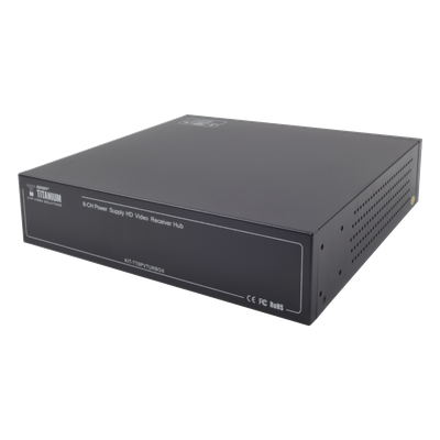 Kit de TRANSCEPTOR ACTIVO DE 8 CANALES / VIDEO+PODER en un solo Cable UTP / 150 metros en 4K, 200 metros en 5 MP/ Envía 36 Vcc y Recibe 12 Vcc / TODO INCLUIDO PARA RACK / Compatible con cámaras HD-TVI/CVI/AHD/CVBS / INSTALACIÓN LIMPIA - Imagen 4
