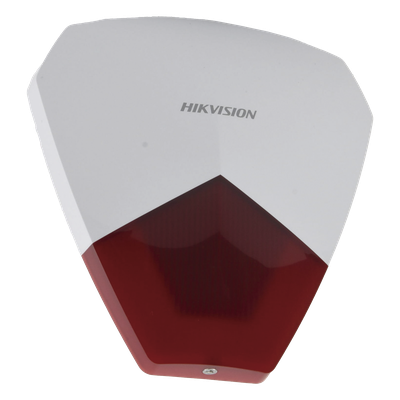 Sirena Estrobo Cableada Hikvision DS-PS1-R / 105 dB / LED Rojo / IP54 / 12V CC / Compatible con Paneles de Alarma - Imagen 3