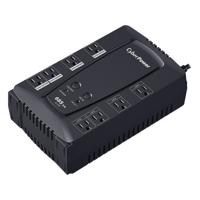 UPS de 685 VA/390 W, Topología Línea Interactiva, Entrada 120 Vca NEMA 5-15P, Tipo Gabinete Compacto, Con 8 Tomas NEMA 5-15R - Imagen 3