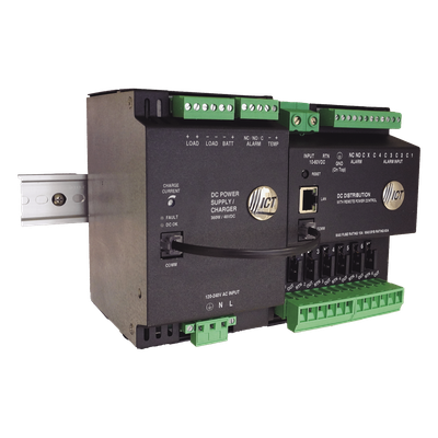 Fuente de distribución de 6 salidas, control y monitoreo Ethernet, Vo: 10-60V Dc, para montaje en riel din - Imagen 3