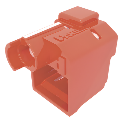 Kit de 10 Dispositivos Para Impedir Desconexión de Plug RJ45, Color Rojo, Incluye Herramienta para Instalar/Retirar - Imagen 3