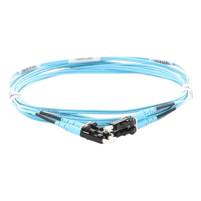Jumper de Fibra Optica Multimodo 50/125 OM3, LC-LC Duplex, OFNR (Riser), Color Aqua, 3 Metros (9.84 Pies) - Imagen 4