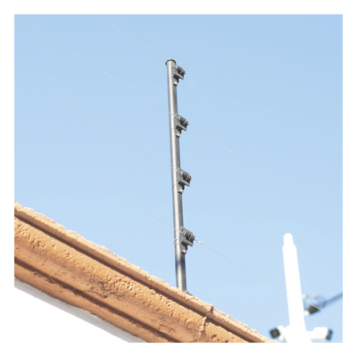 Aislador de Paso Reforzado para Cercos Eléctricos / Aislamiento hasta 18 kV / Resistente a Clima Extremo / Polipropileno y Policarbonato - Imagen 3