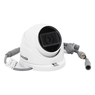 AUDIO POR COAXITRON / Turret TURBOHD 5 Megapixel / Angulo de vision 85.5° / Lente 2.8 mm / 30 mts IR EXIR / Exterior IP67 / 4 Tecnologías / dWDR - Imagen 6