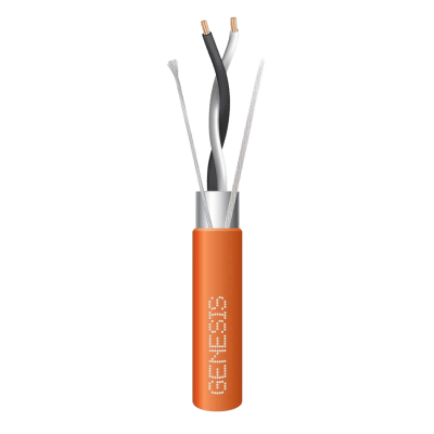 Bobina de 305 Metros (1000 Pies) / Cable 2 x 22 AWG / Color Naranja / Blindado / Plenum / Trenzado para Aplicaciones de Transmisión de Datos a Alta Velocidad para Automatización, EIA-485, BACnet y Otros Sistemas de Comunicación