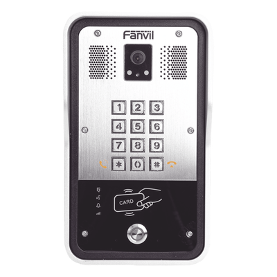 Video Portero SIP Con Cámara, 1 Relevador Integrado, Onvif y lector de tarjetas RFID para acceso