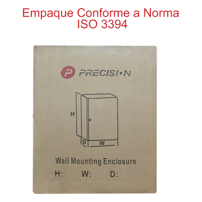 Gabinete de Acero IP66 Uso en Intemperie (250 x 300 x 150 mm) con Placa Trasera Interior Metálica y Compuerta Inferior Atornillable (Incluye Chapa y Llave T). - Imagen 7