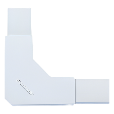 Sección en "L" color blanco de PVC auto extinguible, para canaleta TMK1720 (5230-02001)