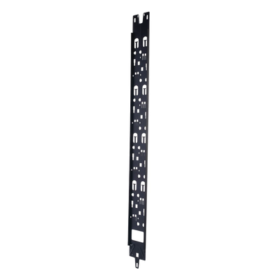 Panel Administrador de Cables Vertical para Gabinete FlexFusion™ de 42RU, Acepta Anillos en D, Anillos S1DR, S2DR y L; S1LR, S2LR, Color Negro - Imagen 4