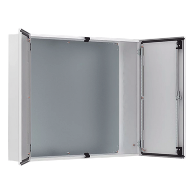 Gabinete de Doble Puerta, 800 x 1200 x 300 mm, de Acero Dulce. Protección NEMA 12, IP55, IK10