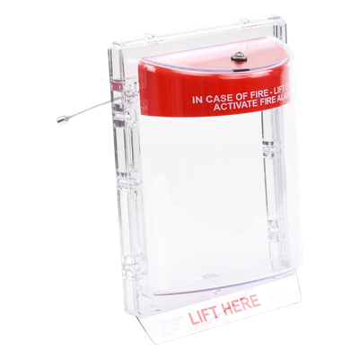 Cubierta Protectora Serie Stopper IIÆ De Policarbonato Super Resistente, Montaje Empotrado, Texto En Inglés, Sin Bocina - Imagen 4