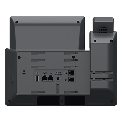 Teléfono IP Wi-Fi, Grado Operador, 14 líneas SIP con 6 cuentas, pantalla LCD 5", puertos Gigabit, Bluetooth, PoE, codec Opus, IPV4/IPV6 con gestión en la nube GDMS - Imagen 4