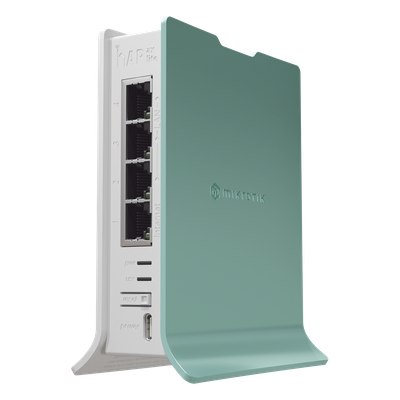 (hAP ax lite) Router WiFi 2.4 Gen6 802.11b/g/n/ax 160mW de potencia, 4 puertos Gigabit - Imagen 3