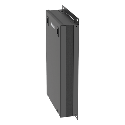 Punto de Consolidación Para 48 Puertos, Con Espacio para 2 UR, Instalación en Piso, Pared o Techo, Fabricado en Acero, Color Negro - Imagen 4